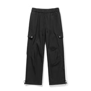 Cargo Pants Men Streetwear Hip Hop Pants Mens Joggers Pants Casual Harem Ankle Length Trousers Elastic Waist Black Army Green