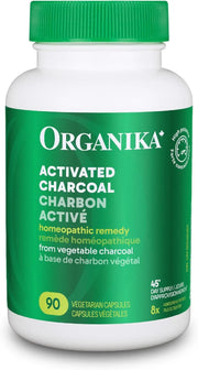 Canadian-Made Activated Charcoal Capsules - Natural Digestive Support for Detox, Gas Relief, and Bloating - 90 Veggie Caps